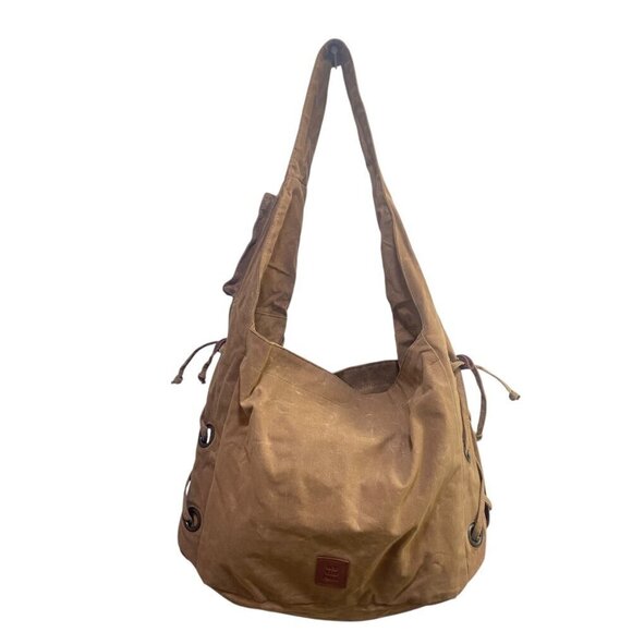 NEW Urban Outfitters WTF Maverick Tote Bag in Tawny Tan - Picture 1 of 7